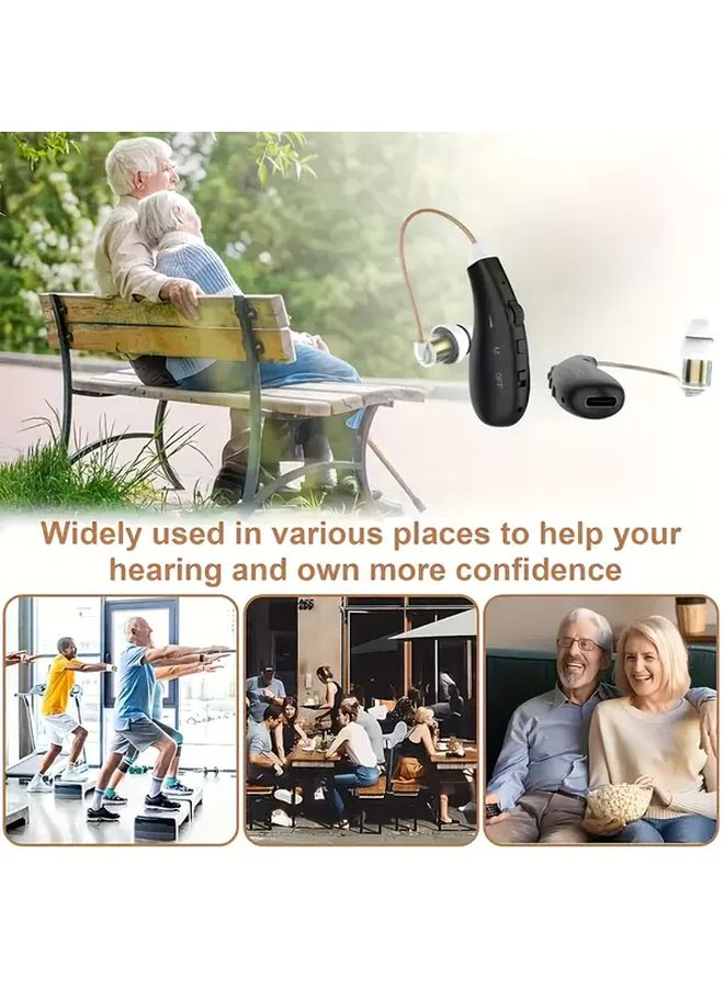 سماعات رياضية قابلة لإعادة الشحن مع صوت محسّن، اتصال واضح، شحن USB-C، خفيفة الوزن، ABS، باللون الأبيض - Image 4